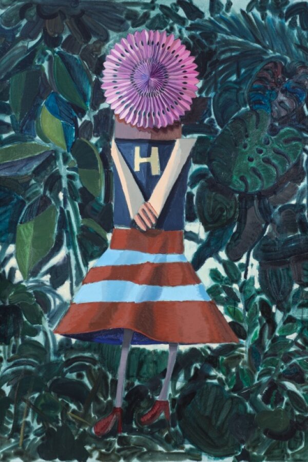 Jakub Tomáš, Džungle, 2017,olej platno